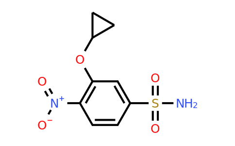CAS 1243470-99-6 | 3-Cyclopropoxy-4-nitrobenzenesulfonamide