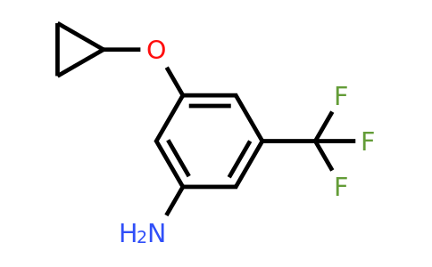 CAS 1243471-01-3 | 3-Cyclopropoxy-5-(trifluoromethyl)aniline