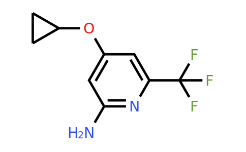 CAS 1243471-05-7 | 4-Cyclopropoxy-6-(trifluoromethyl)pyridin-2-amine