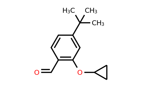 CAS 1243471-07-9 | 4-Tert-butyl-2-cyclopropoxybenzaldehyde