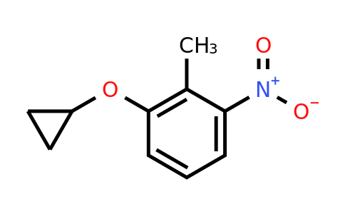 CAS 1243471-08-0 | 1-Cyclopropoxy-2-methyl-3-nitrobenzene