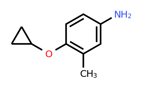 CAS 1243471-09-1 | 4-Cyclopropoxy-3-methylaniline