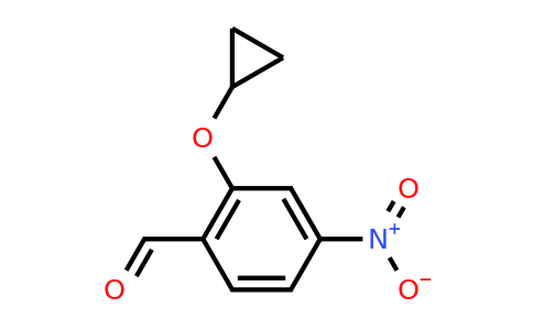CAS 1243471-11-5 | 2-Cyclopropoxy-4-nitrobenzaldehyde