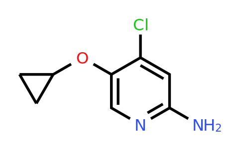 CAS 1243471-12-6 | 4-Chloro-5-cyclopropoxypyridin-2-amine