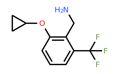 CAS 1243471-15-9 | (2-Cyclopropoxy-6-(trifluoromethyl)phenyl)methanamine