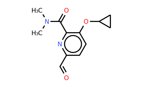 CAS 1243471-17-1 | 3-Cyclopropoxy-6-formyl-N,n-dimethylpicolinamide