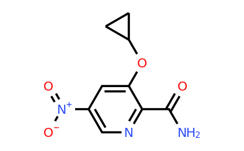 CAS 1243471-18-2 | 3-Cyclopropoxy-5-nitropicolinamide