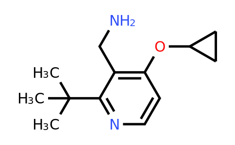 CAS 1243471-19-3 | (2-Tert-butyl-4-cyclopropoxypyridin-3-YL)methanamine