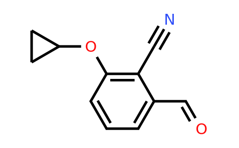 CAS 1243471-20-6 | 2-Cyclopropoxy-6-formylbenzonitrile