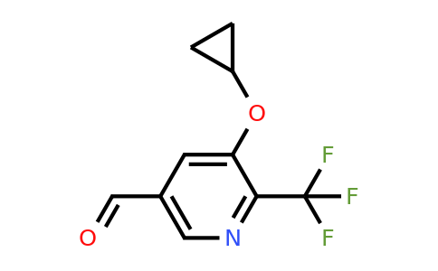 CAS 1243471-25-1 | 5-Cyclopropoxy-6-(trifluoromethyl)nicotinaldehyde