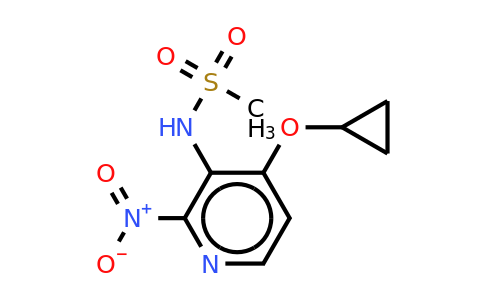 CAS 1243471-27-3 | N-(4-cyclopropoxy-2-nitropyridin-3-YL)methanesulfonamide