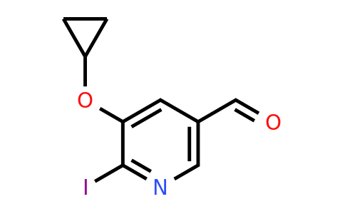 CAS 1243471-28-4 | 5-Cyclopropoxy-6-iodonicotinaldehyde