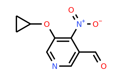 CAS 1243471-34-2 | 5-Cyclopropoxy-4-nitronicotinaldehyde