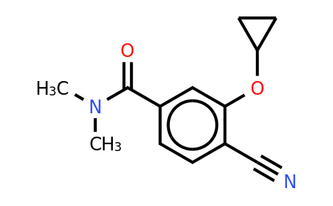 CAS 1243471-37-5 | 4-Cyano-3-cyclopropoxy-N,n-dimethylbenzamide