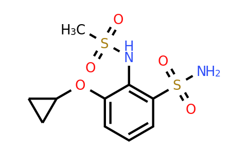 CAS 1243471-38-6 | 3-Cyclopropoxy-2-(methylsulfonamido)benzenesulfonamide