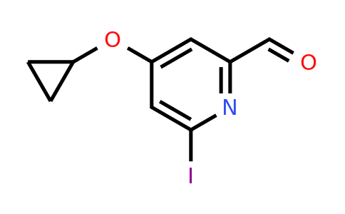 CAS 1243471-49-9 | 4-Cyclopropoxy-6-iodopicolinaldehyde