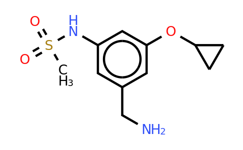 CAS 1243471-51-3 | N-(3-(aminomethyl)-5-cyclopropoxyphenyl)methanesulfonamide