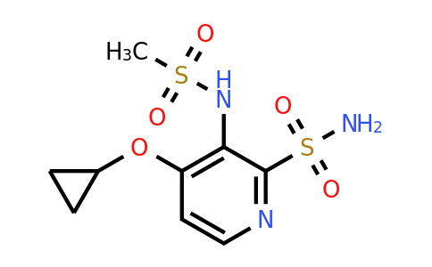 CAS 1243471-54-6 | 4-Cyclopropoxy-3-(methylsulfonamido)pyridine-2-sulfonamide