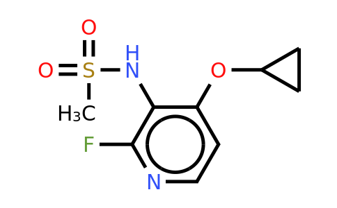 CAS 1243471-57-9 | N-(4-cyclopropoxy-2-fluoropyridin-3-YL)methanesulfonamide