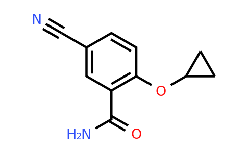 CAS 1243471-58-0 | 5-Cyano-2-cyclopropoxybenzamide