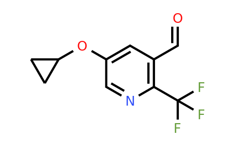 CAS 1243471-63-7 | 5-Cyclopropoxy-2-(trifluoromethyl)nicotinaldehyde