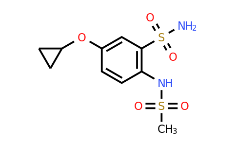 CAS 1243471-67-1 | 5-Cyclopropoxy-2-(methylsulfonamido)benzenesulfonamide
