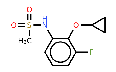 CAS 1243471-70-6 | N-(2-cyclopropoxy-3-fluorophenyl)methanesulfonamide