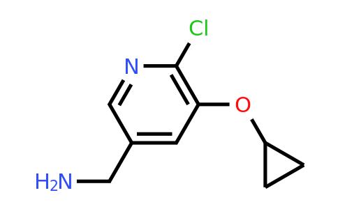 CAS 1243471-71-7 | (6-Chloro-5-cyclopropoxypyridin-3-YL)methanamine