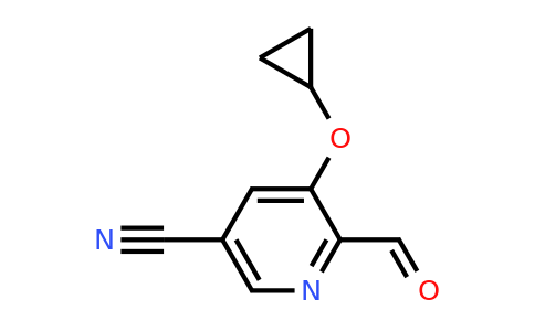 CAS 1243471-73-9 | 5-Cyclopropoxy-6-formylnicotinonitrile