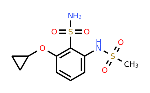 CAS 1243471-75-1 | 2-Cyclopropoxy-6-(methylsulfonamido)benzenesulfonamide