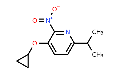 CAS 1243471-81-9 | 3-Cyclopropoxy-6-isopropyl-2-nitropyridine