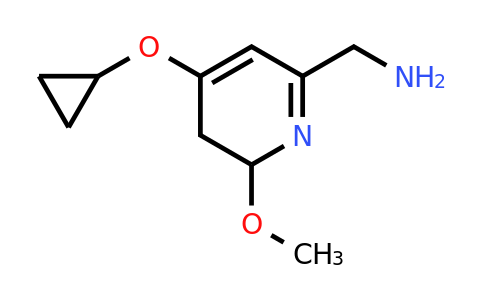 CAS 1243471-83-1 | (4-Cyclopropoxy-6-methoxy-5,6-dihydropyridin-2-YL)methanamine