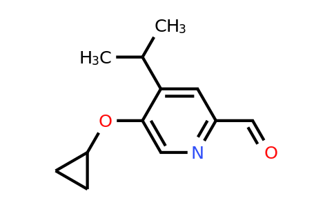 CAS 1243471-84-2 | 5-Cyclopropoxy-4-isopropylpicolinaldehyde