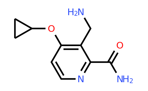 CAS 1243471-89-7 | 3-(Aminomethyl)-4-cyclopropoxypicolinamide