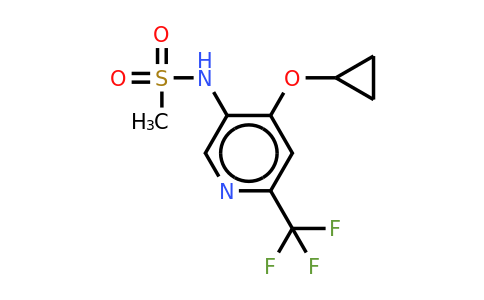 CAS 1243471-91-1 | N-(4-cyclopropoxy-6-(trifluoromethyl)pyridin-3-YL)methanesulfonamide