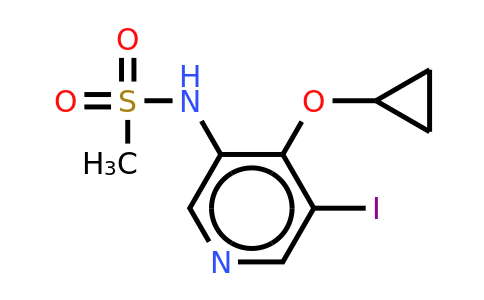 CAS 1243471-96-6 | N-(4-cyclopropoxy-5-iodopyridin-3-YL)methanesulfonamide