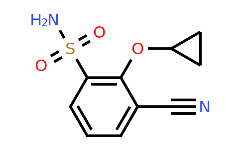 CAS 1243471-98-8 | 3-Cyano-2-cyclopropoxybenzenesulfonamide