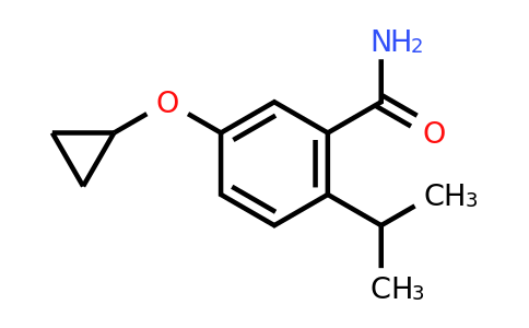 CAS 1243472-00-5 | 5-Cyclopropoxy-2-isopropylbenzamide