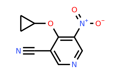 CAS 1243472-01-6 | 4-Cyclopropoxy-5-nitronicotinonitrile
