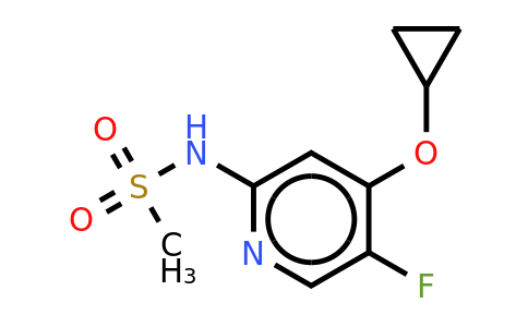 CAS 1243472-02-7 | N-(4-cyclopropoxy-5-fluoropyridin-2-YL)methanesulfonamide