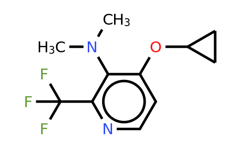 CAS 1243472-05-0 | 4-Cyclopropoxy-N,n-dimethyl-2-(trifluoromethyl)pyridin-3-amine