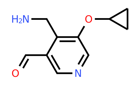 CAS 1243472-06-1 | 4-(Aminomethyl)-5-cyclopropoxynicotinaldehyde