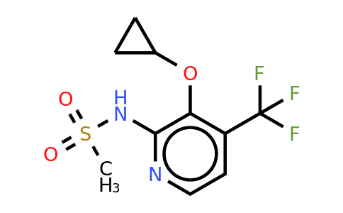 CAS 1243472-09-4 | N-(3-cyclopropoxy-4-(trifluoromethyl)pyridin-2-YL)methanesulfonamide