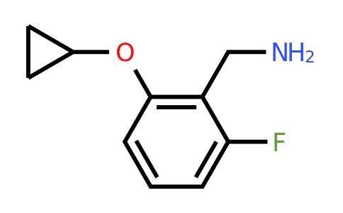 CAS 1243472-10-7 | (2-Cyclopropoxy-6-fluorophenyl)methanamine