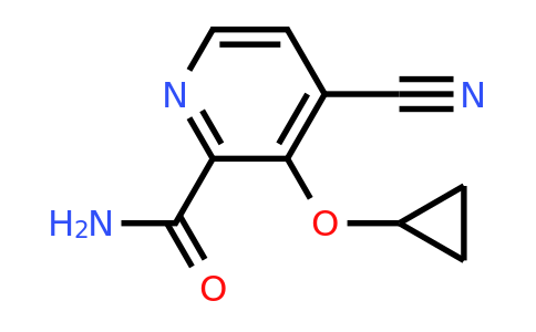 CAS 1243472-12-9 | 4-Cyano-3-cyclopropoxypicolinamide