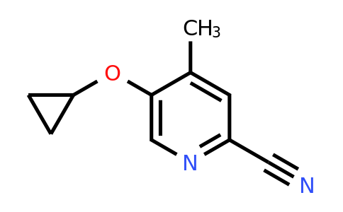CAS 1243472-19-6 | 5-Cyclopropoxy-4-methylpicolinonitrile