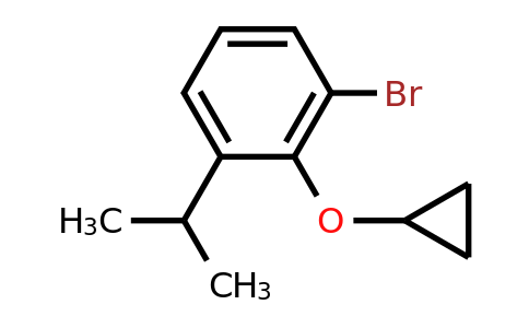 CAS 1243472-22-1 | 1-Bromo-2-cyclopropoxy-3-(propan-2-YL)benzene