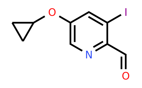 CAS 1243472-35-6 | 5-Cyclopropoxy-3-iodopicolinaldehyde