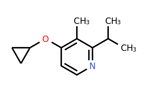 CAS 1243472-42-5 | 4-Cyclopropoxy-2-isopropyl-3-methylpyridine