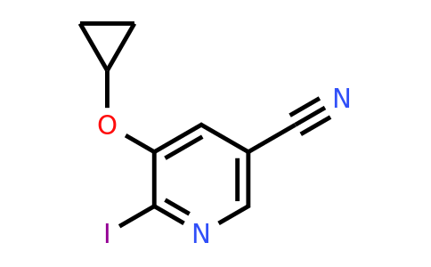 CAS 1243472-44-7 | 5-Cyclopropoxy-6-iodonicotinonitrile